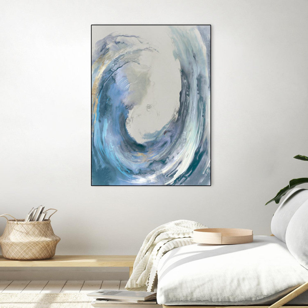 "Water Collar" Framed Canvas by Giant Art 30"x40"