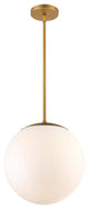 Niveous 13" LED Pendant 3000K, Aged Brass