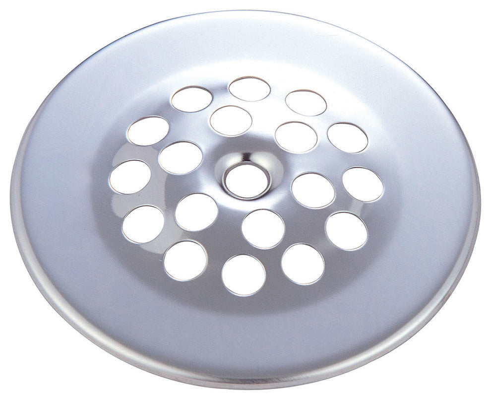 Bath Waste and Overflow-Grid Strainer, Polished Chrome