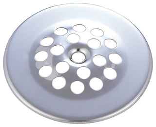 Bath Waste and Overflow-Grid Strainer, Polished Chrome