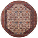 Ahgly Company Indoor Round Mid-Century Modern Area Rugs, 4' Round