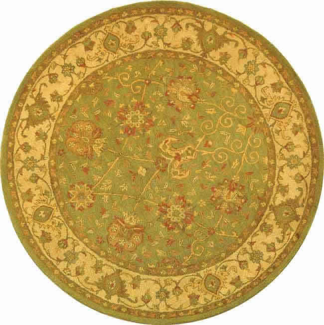 Safavieh Antiquities AT21D 6'' Round Sage Rug