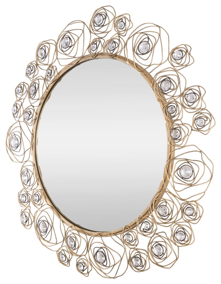 Varaluz 500MI37 Ethereal Rose 37-3/4" Diameter Circular Steel - Havana Gold