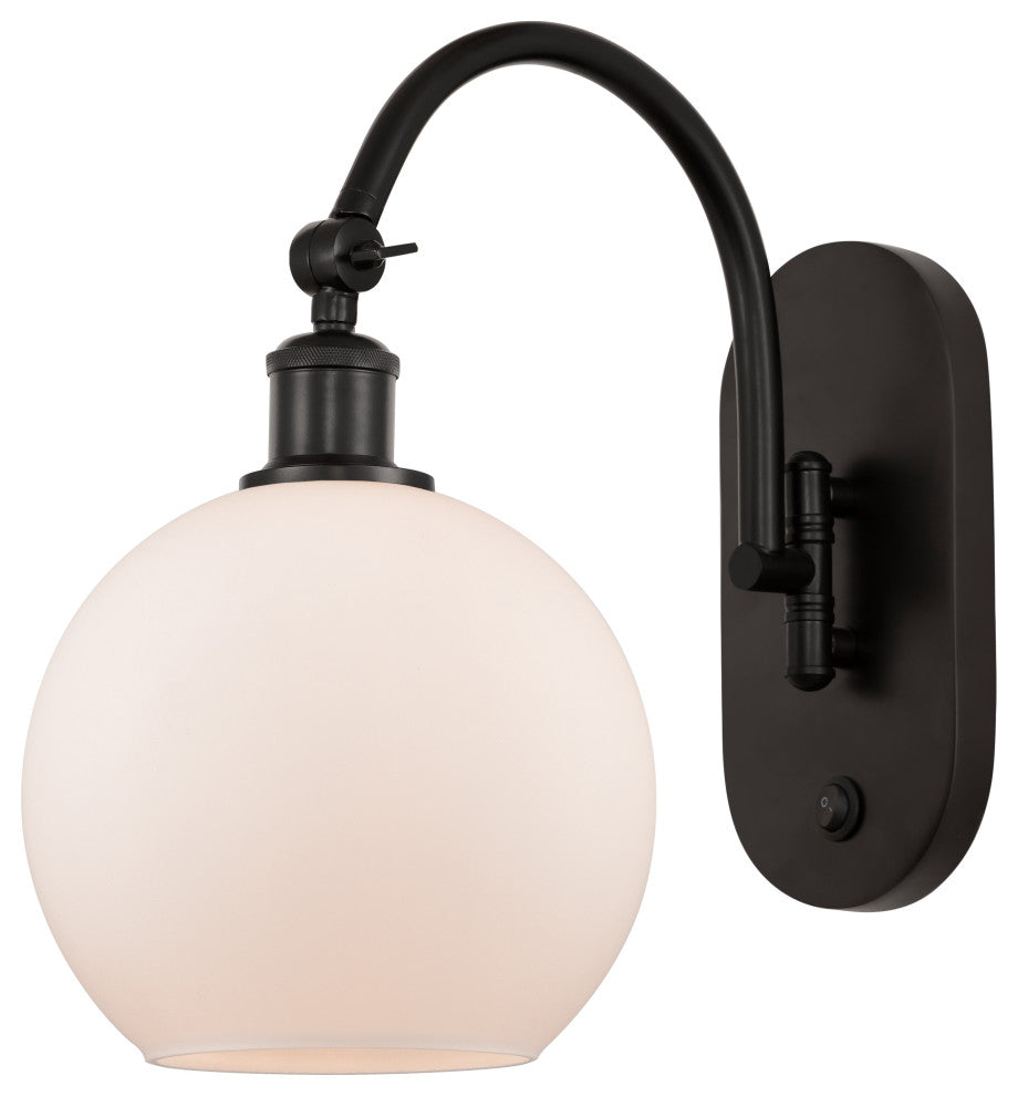 Innovations 518-1W-OB-G121-8 1-Light Sconce, Oil Rubbed Bronze