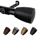 Anya 13/16" Curtain Rod, Black, 48-84"