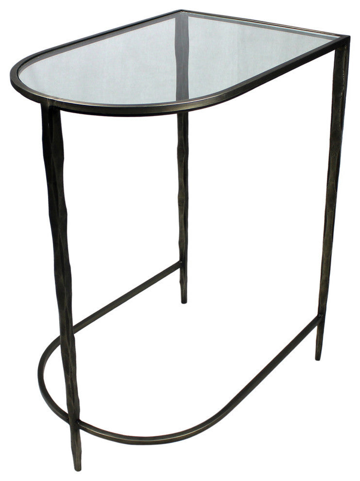 Harrison Nesting Console Tables (Glass and Marble Tops)