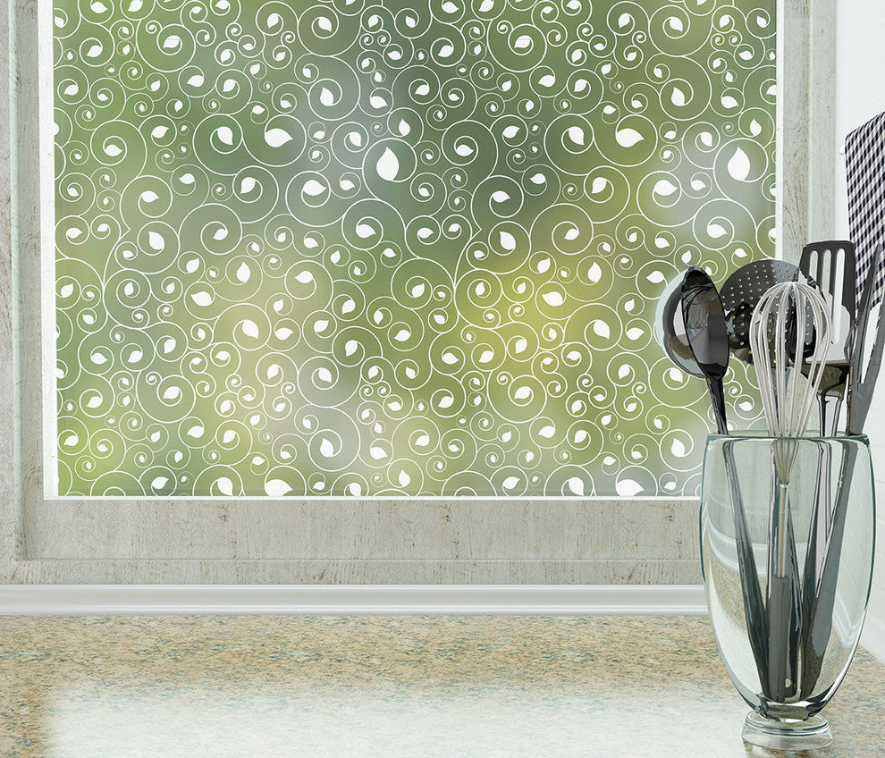 Calla Privacy Window Film, Non-Adhesive, Standard 36"x48"