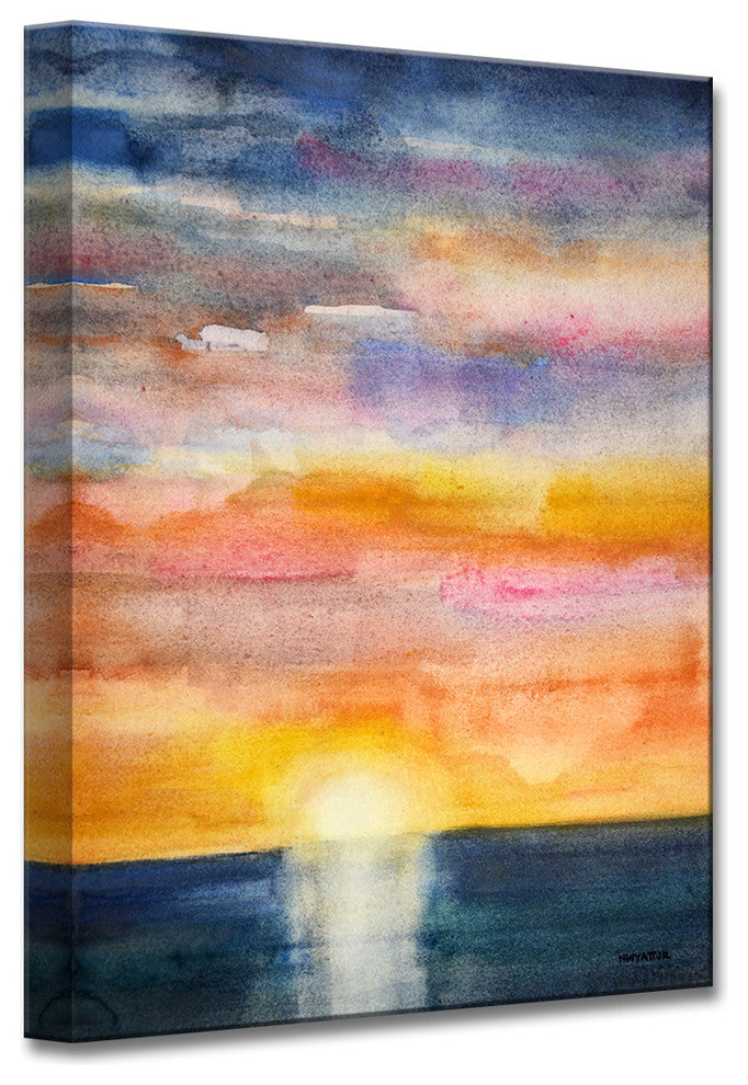 Ready2HangArt ''Glorious Sunset'' by Norman Wyatt, 30"x20"