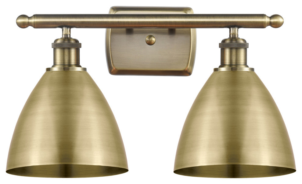 Ballston Dome Bath Vanity Light, Antique Brass, Antique Brass