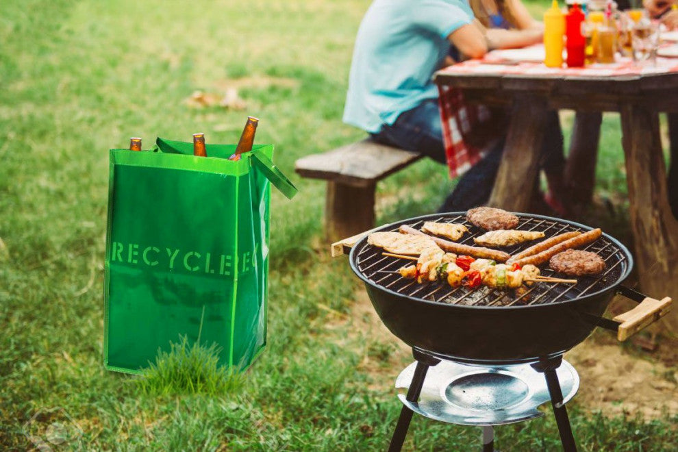 Reusable Recycle Bags for Home or Garden, Waterproof, Set of 2 Bins