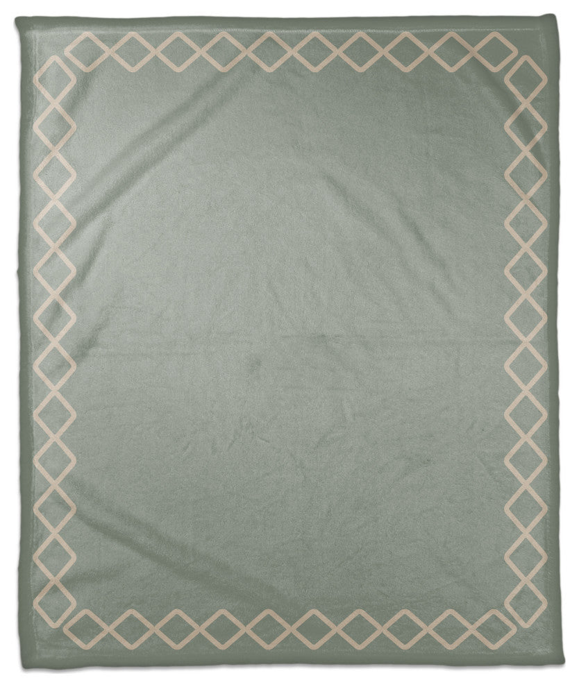 Diamond Sage Blanket 50x60 Coral Fleece Blanket