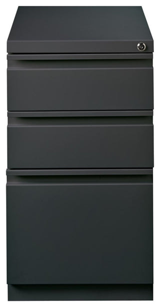 Hirsh (Set of 12) 20" Deep 3 Drawer Metal Mobile File Cabinet in Charcoal