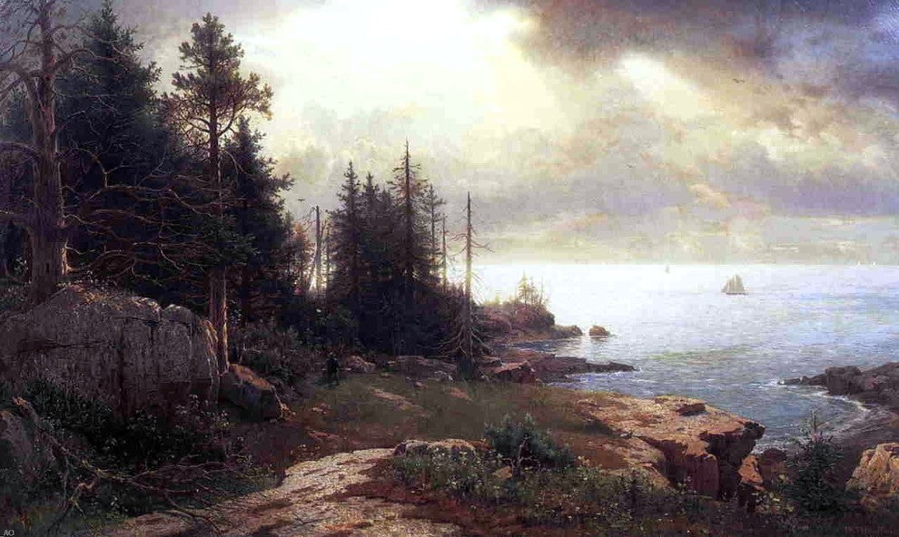 William Stanley Haseltine View of Mount Desert Wall Decal
