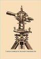 Seven-Inch Complete Transit-Theodolite- Gallery Wrapped Canvas Art 28" x 42"