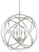 Axis 4-Light Pendant, Brushed Nickel