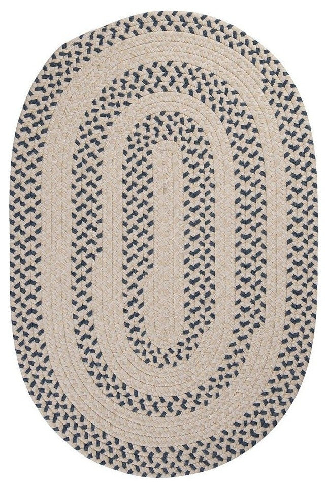 Colonial Mills Elmwood EM59 Denim Traditional Area Rug, Round 8'x8'
