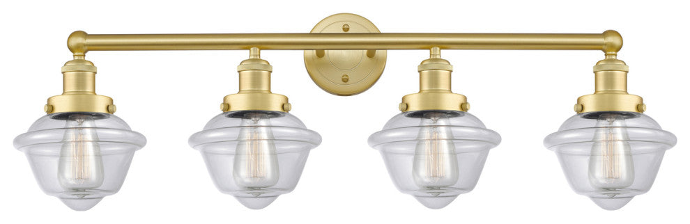 Innovations Oxford 4 33.5" Bath Vanity-Light Satin Gold