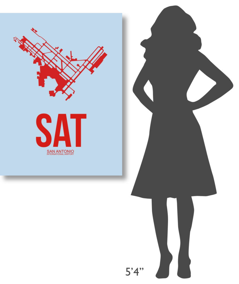 "SAT San Antonio Airport 2" Fine Art Print