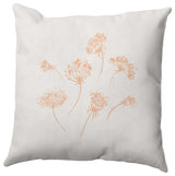 Just Dandy Outdoor Pillow, Orange, 20"x20"