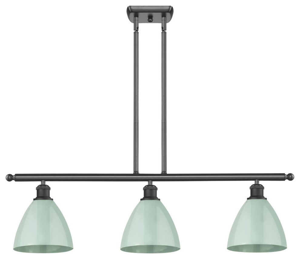 Innovations 516-3I-BK-MBD-75-SF-LED 3 Light Island Light, Matte Black