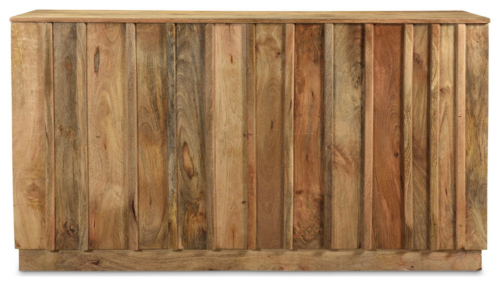 Reclaimed wood 3 drawers 2 door sideboard