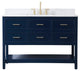 Elegant Decor Sinclaire Bathroom Vanity Blue