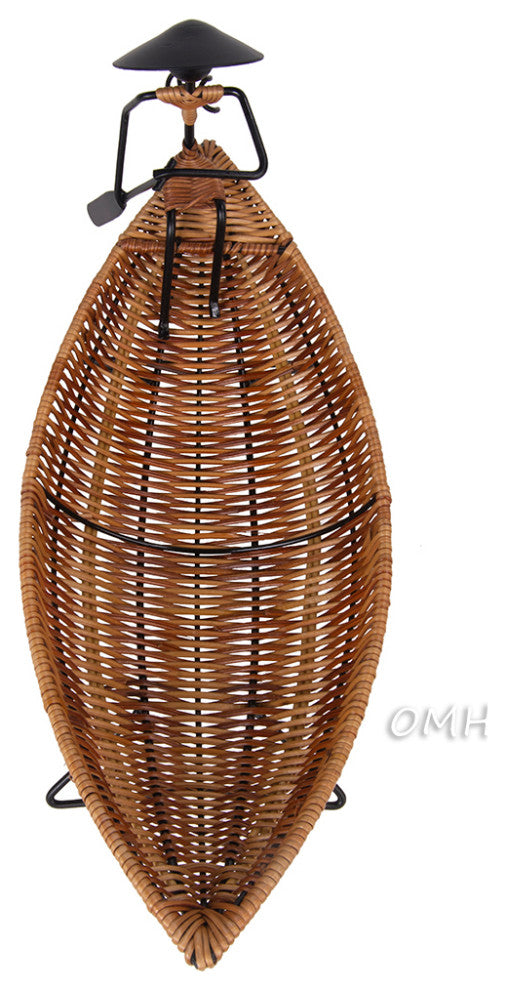 Asian Style Tranquility Boat Basket