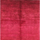 Ahgly Company Indoor Square Mid-Century Modern Area Rugs, 7' Square