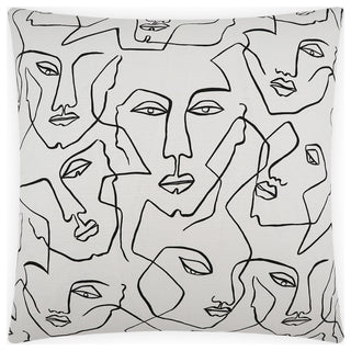 Face Up Pillow - White