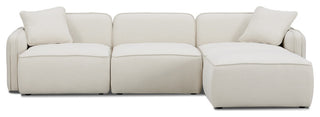 Travie 4-Piece Modular Sectional, Sand