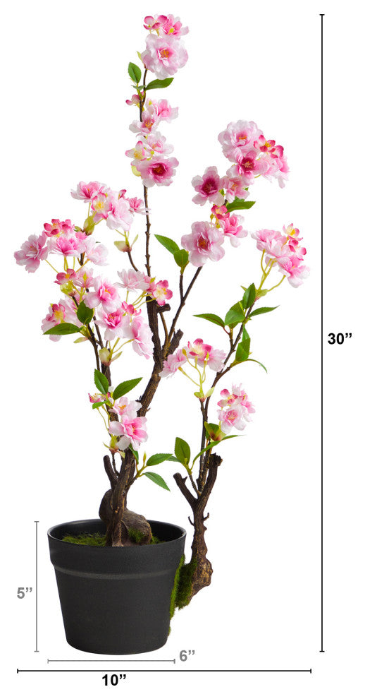 2.5' Cherry Blossom Artificial Plant