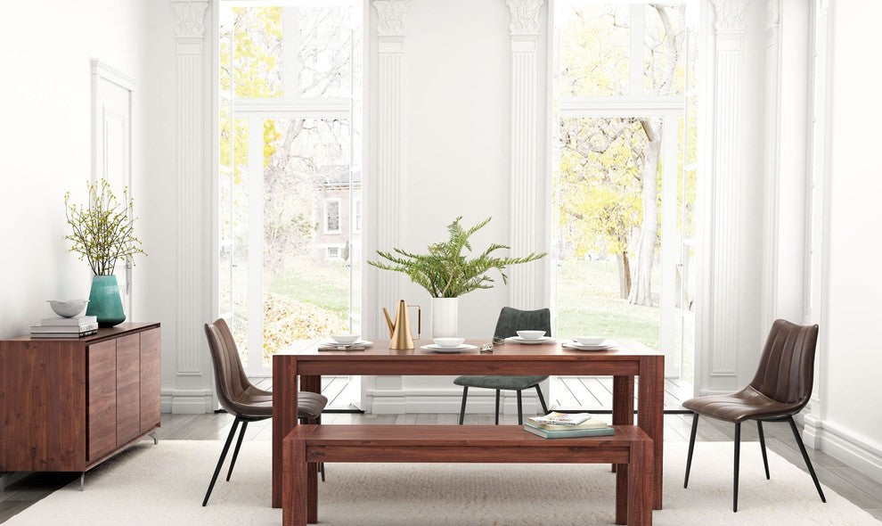 Zuo Modern Norwich Dining Chair Black, Set of 2