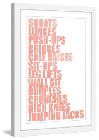 "Exercises" Framed Painting Print