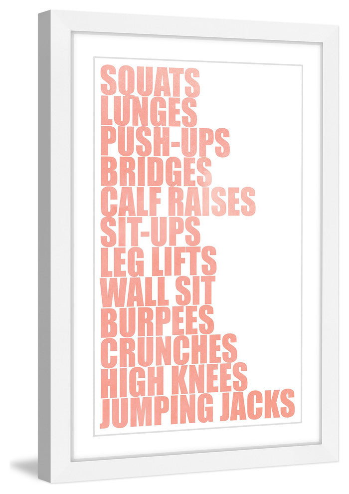 "Exercises" Framed Painting Print