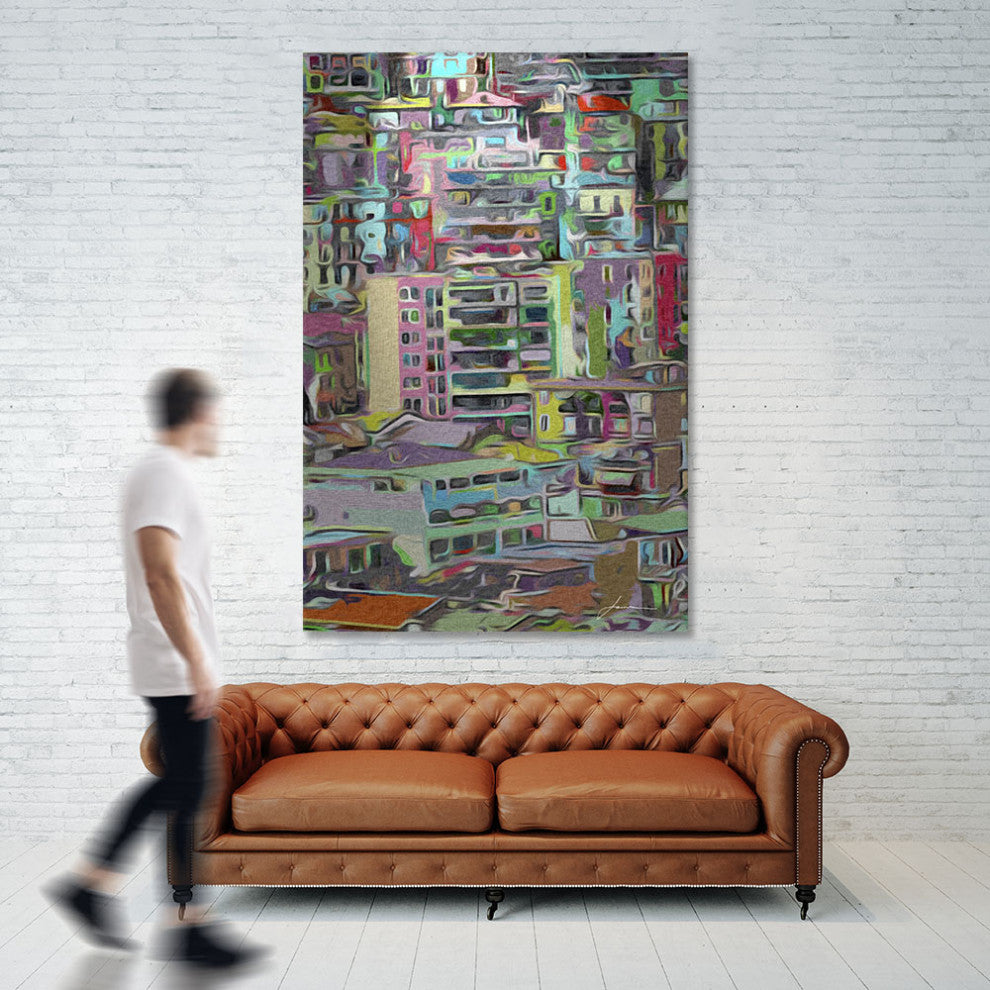 "Stack III" Fine Art Giant Canvas Print, 48"x72"