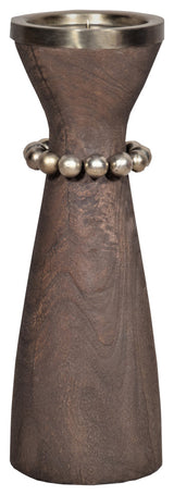 Parvati Candleholder, Silver, Large