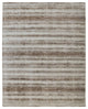 Weave & Wander Malana Rug, Chocolate Brown/Light Gray, 4ft x 6ft Rug