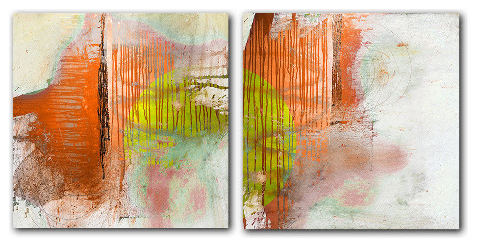 Oversized Abstract 2-Piece Canvas Wall Art