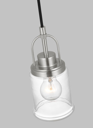 Anders One Light Mini-Pendant, Brushed Nickel