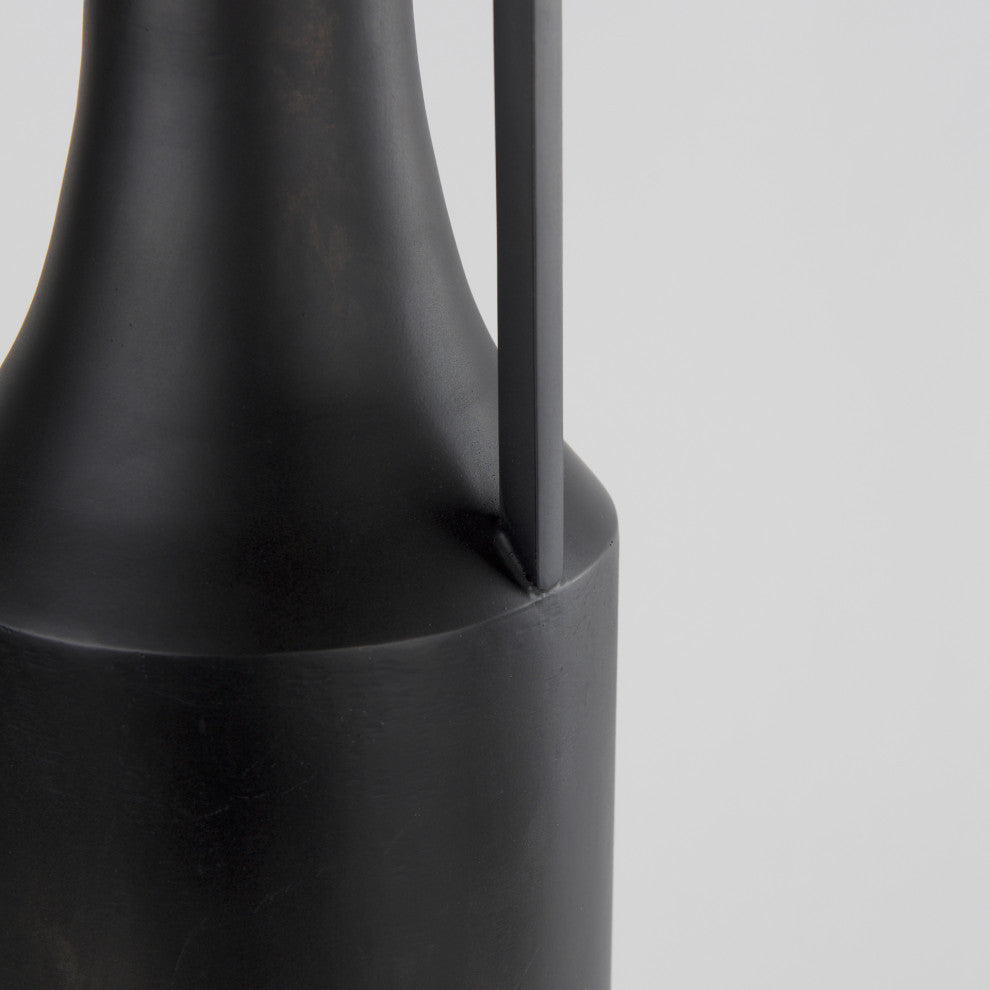 Aubrey Large 24.0H Black Iron Flower Vase