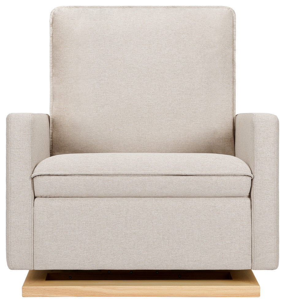 Cali Pillowback Chair and a Half Glider, Water Repellent and Stain Resistant, Performance Beach Eco-Weave