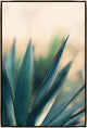 24x36 Spine II, Framed Artwork, Silver