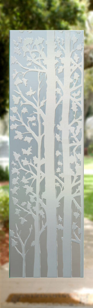 Interior Prehung Door or Interior Slab Door - Forest Trees - Primed - 24" x...