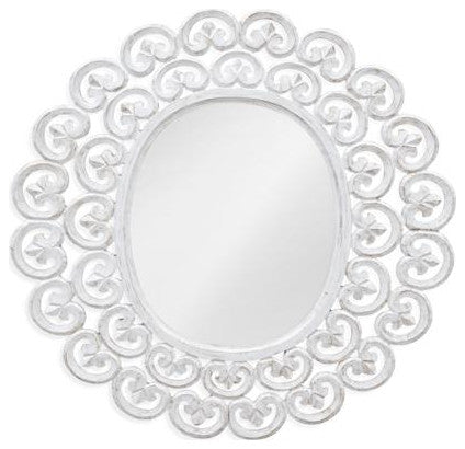 Siren Wall Mirror - White