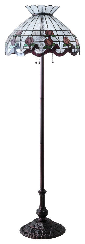 62 High Roseborder Floor Lamp