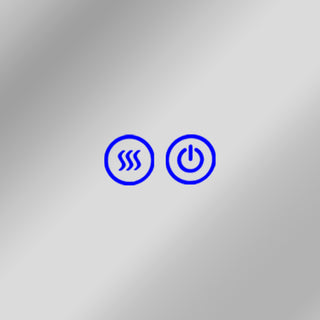 Luminosity Back Lit Round Touchscreen Led Mirror 30" Wide