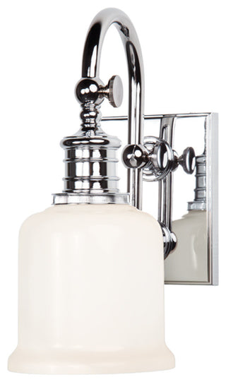 Keswick 1-Light Bath Bracket, Polished Chrome