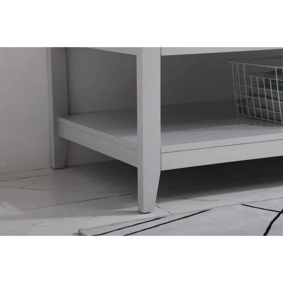 Elegant Decor Aubrey Bathroom Vanity Grey