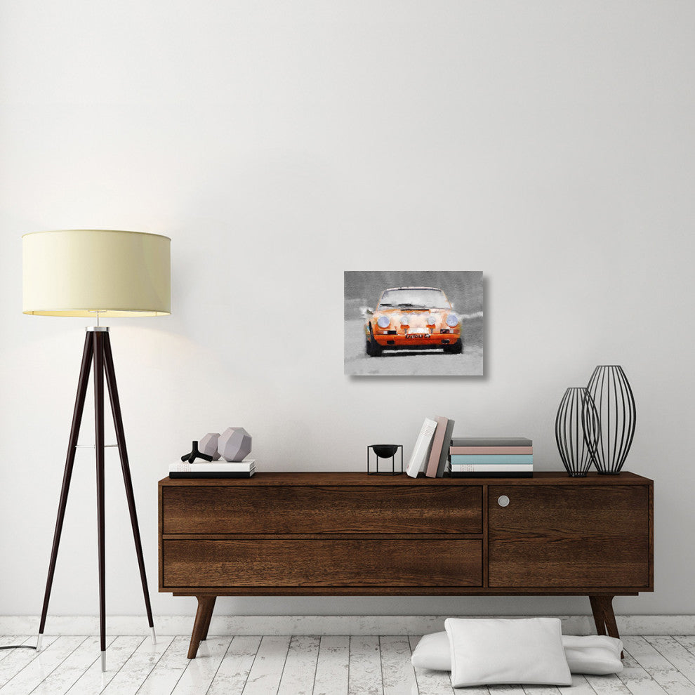 "Porsche 911 Race Track Watercolor" Fine Art Print