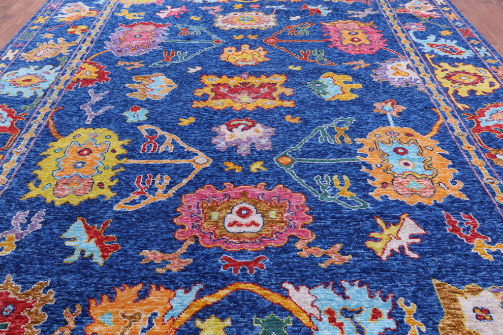 Turkish Oushak Handmade Rug 10' 4" X 14' 0" - Q14774